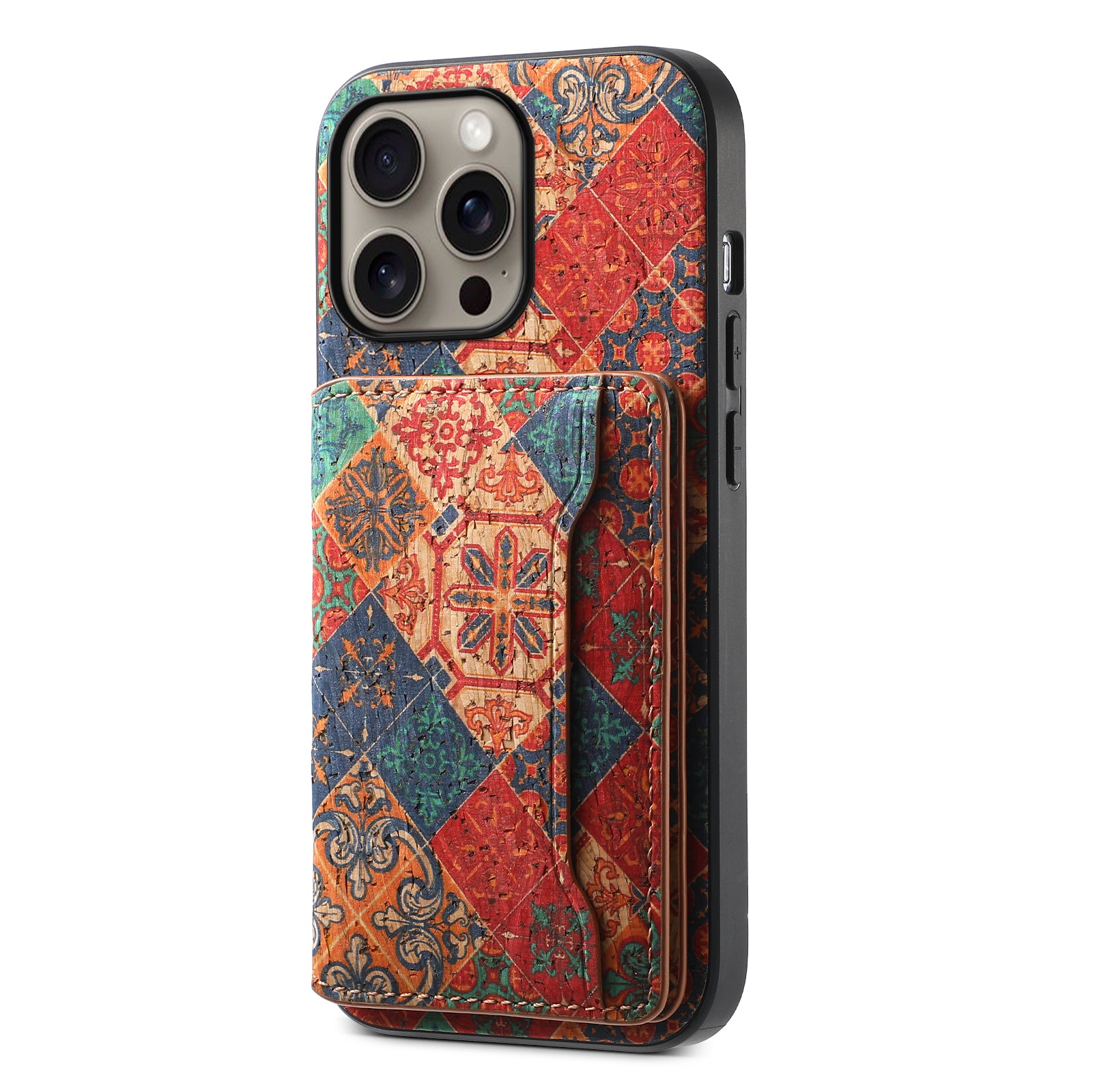Wooden Phone Case For iPhone 16 - 7 Series (Blue)